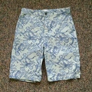 Octopus Pattern Shorts